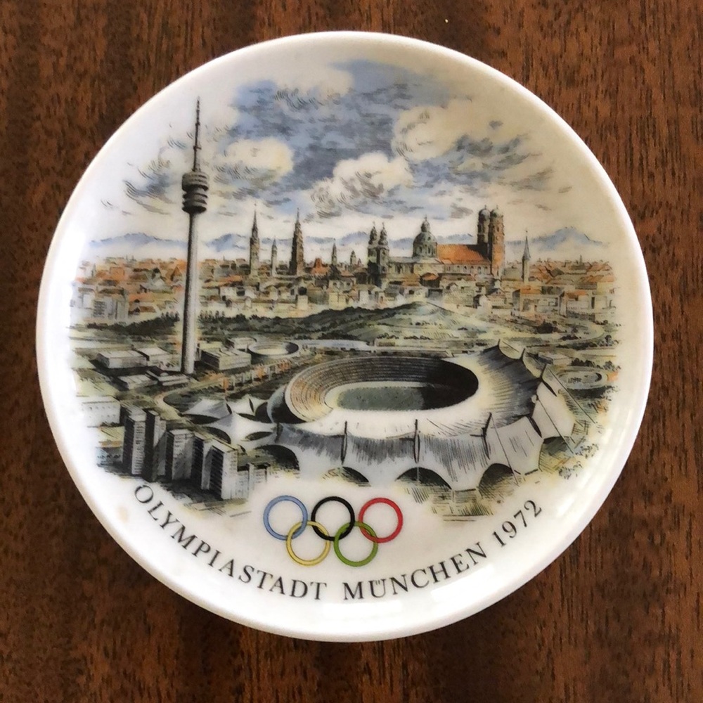 1972 Munich Olympic commemorative dish
